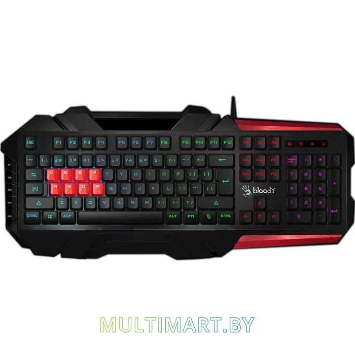 Клавиатура A4Tech BLOODY B3590R (черный/красный)